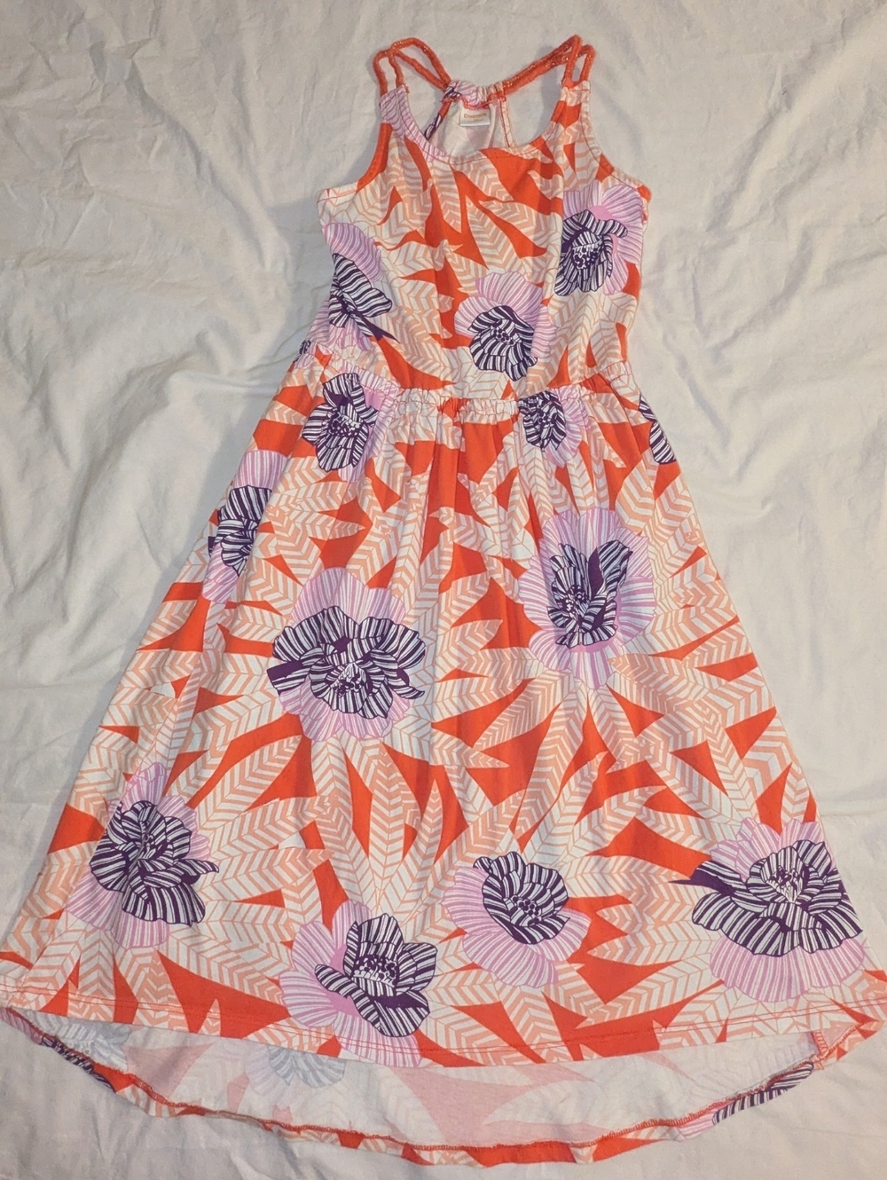GYMBOREE DRESS SAFARI TWIRL Girls 10 Summer Fun Orange And Purple Nwot